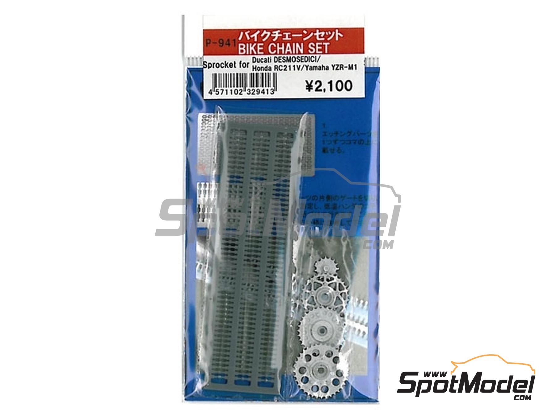 Model Factory Hiro P941: Chain set 1/12 scale - Chain link by link